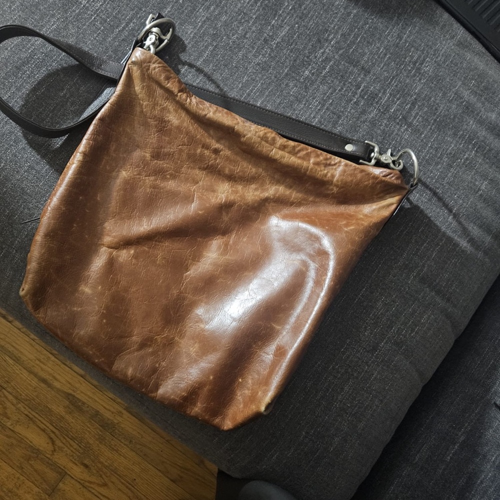 Village Tannery Custom Leather Messenger Bag